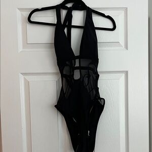 Cupshe Stylish Black  One Piece NWT